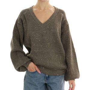 MAGLIA LUREX KAKI